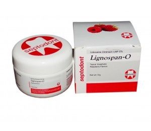 Septodont Lignospan-o Anaesthetic Ointment (Jar Of 35g)