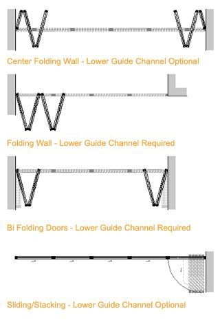 65mm Sliding Folding Doors Application: For Balcony
