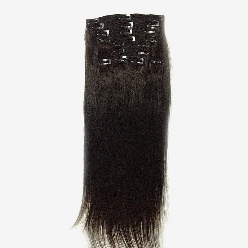 Natural Brown Clip In Hair Extensions