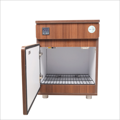 Mild Steel American Walnut With Caster Wheels Uv Sterilization Box