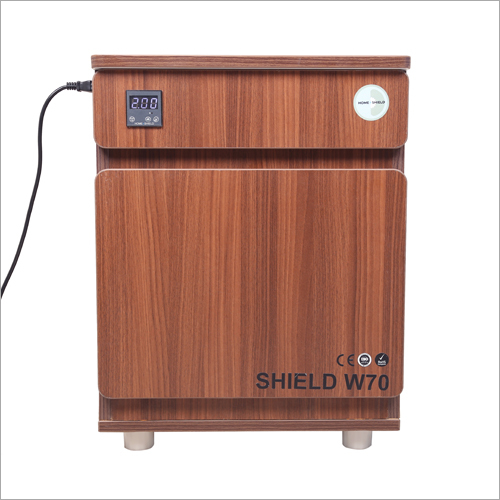 Mild Steel American Walnut With Caster Wheels Uv Sterilization Box