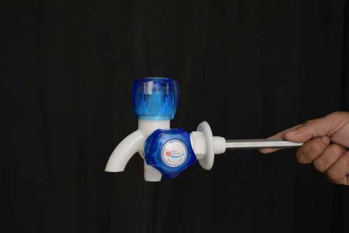 पीवीसी क्रिस्टल टू वे बिब कॉक