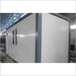 Prefabricated Portable Cabin - Mild Steel, White Color, Steel Door And Windows | Wind Resistant, Ideal For Hotels, Restaurants, Offices, Shops, And Houses
