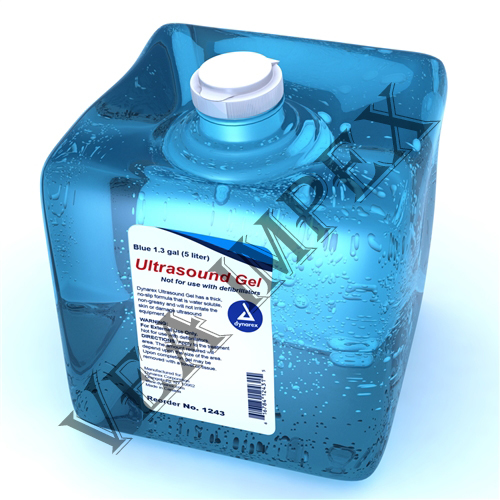 Blue Ultrasound Gel