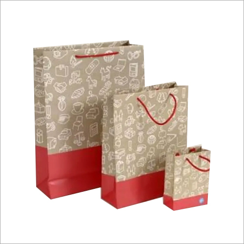 Handmade Printed Paper Bag - Kraft Paper, Customized Designs with Rope Handle | Personalized Style for Unique Gifting Solutions