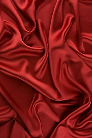 Red Chilli Satin - 44 Inch Wide Plain Satin Fabric | Soft Texture, Bright Shine, Multi-color Options For All Seasons