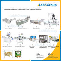 स्वचालित डिब्बाबंद मशरूम खाना बनाने की मशीनें