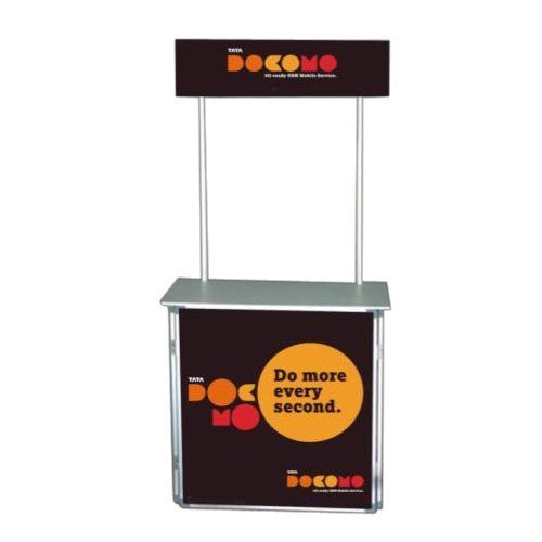 Promotional Demo Table - Pvc Material, Custom Length And Color Options , Durable Eco-solvent Media Printing For Eye-catching Banners
