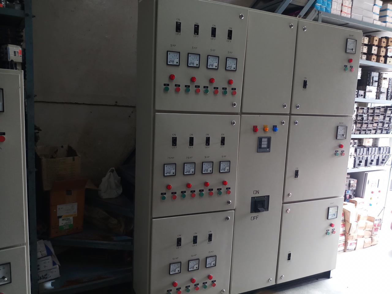 Electrical Control Panel Board - Metal, 50-60 Mhz Frequency | Powder Coated Finish, Different Thickness Options Available