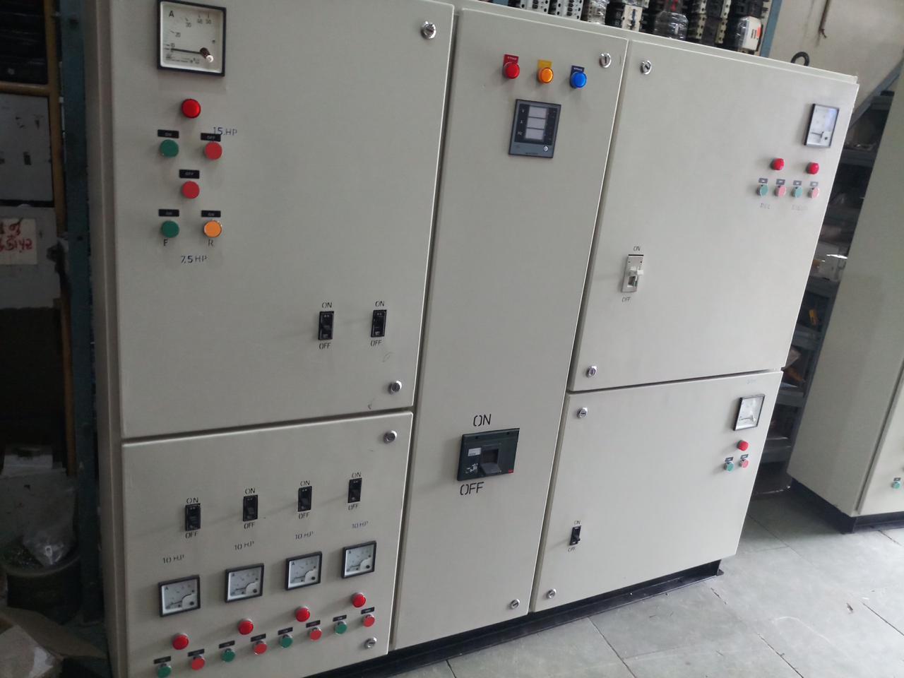 Electrical Control Panel Board - Metal, 50-60 Mhz Frequency | Powder Coated Finish, Different Thickness Options Available
