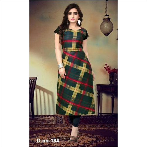 वॉशेबल लेडीज़ अमेरिकन क्रेप कर्टिस