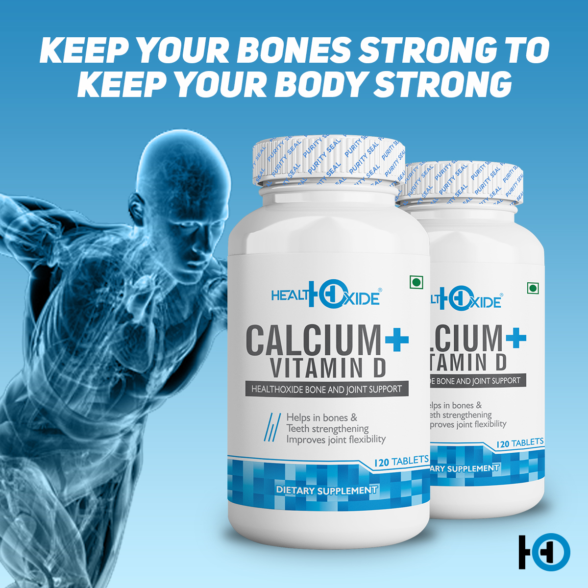 Calcium Vitamins - Tablet Form With Calcium Carbonate & Cholecalciferol | Strengthens Bones And Teeth Improves Joint Flexibility Daily Dosage Guidance