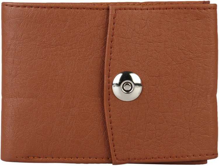 Men's Upper Flap Wallet - Pu Leather | Sleek Design, Multiple Card Slots, Compact & Lightweight, Ideal For Daily Use
