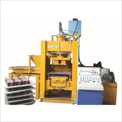 Fully Automatic Bricks And Interlocking Paver Block Machine Warranty: 1 Year