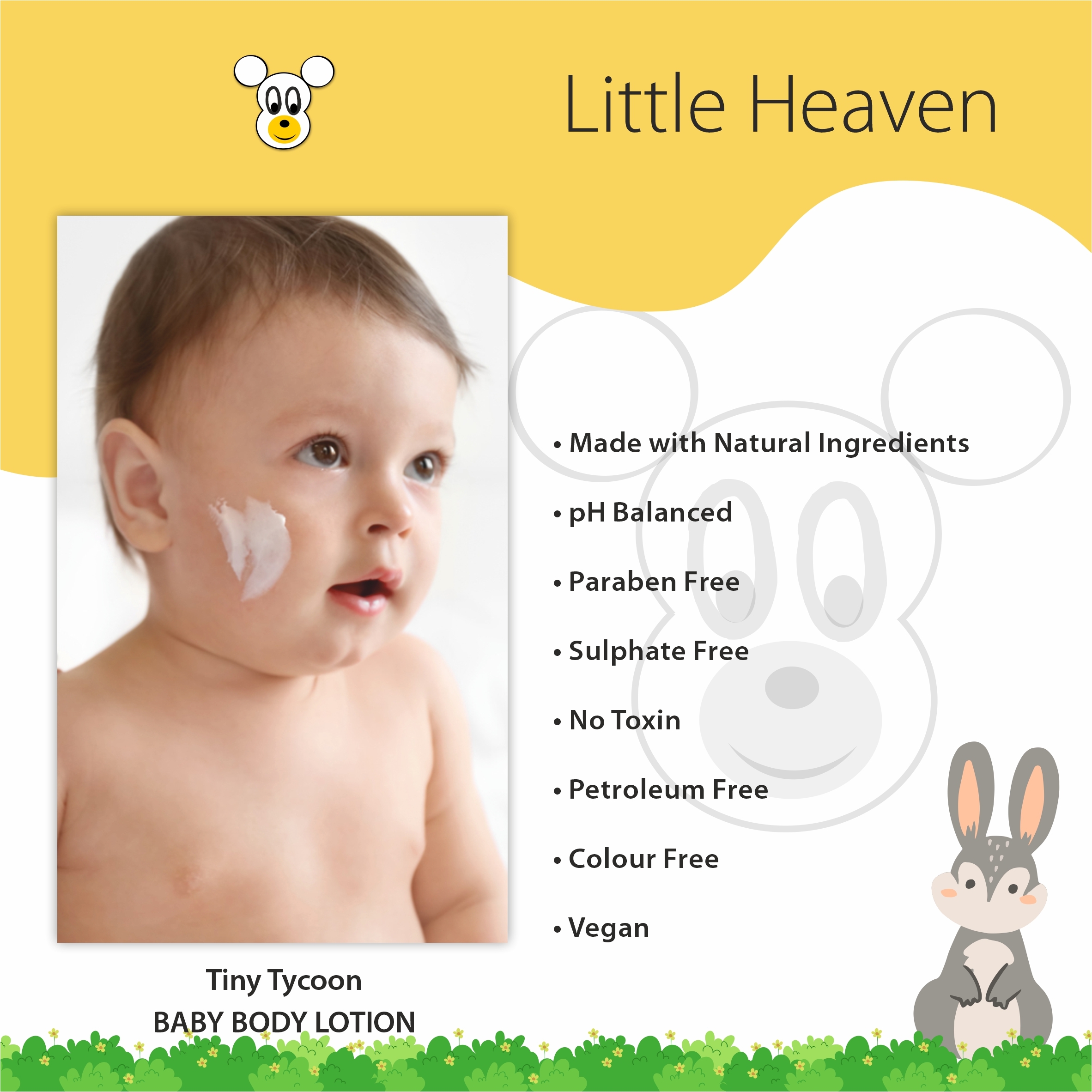250 Ml Tiny Tycoon Paris Baby Body Lotion Age Group: 0-7