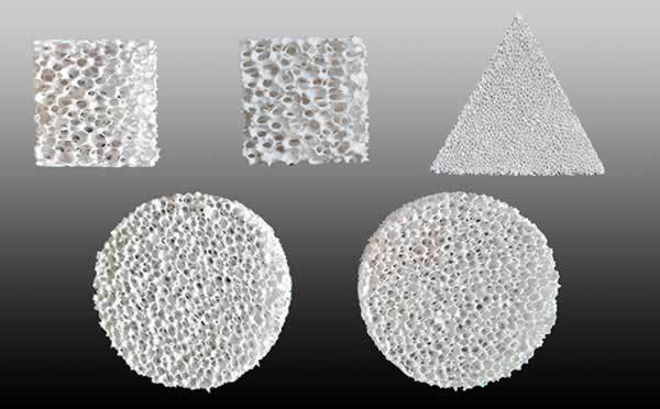 High Porosity Alumina Ceramic Foam Filter For Foundry Casting Warranty: Three Years