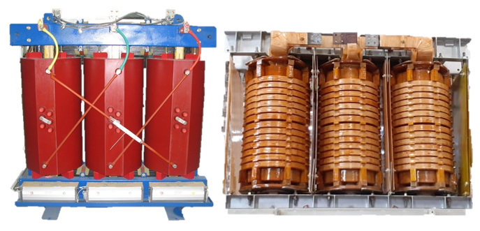 Cast Resin Dry Type Transformer - Up To 3.5 Mva, 33000 V | Copper Core, Three Phase, Air Cooled, 99.9% Efficiency, Moisture Resistant, Non-hygroscopic, Fire Safe