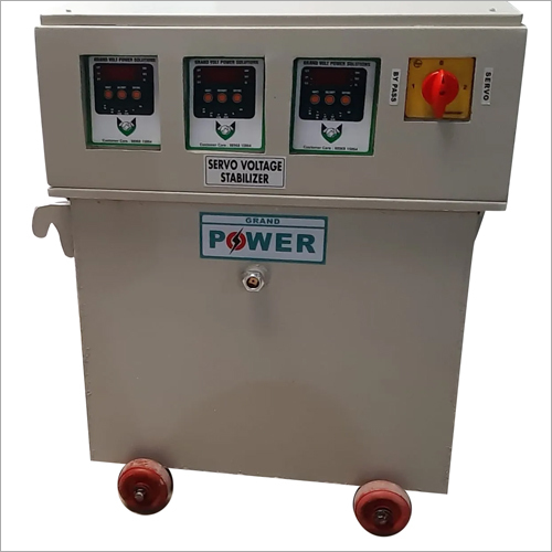 Trolley Mounted Servo Voltage Stabilizer Design: Customized