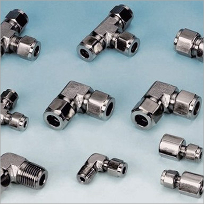 Nickel Alloy Tube Fitting - Nickel Alloy 200 | Tube Size 6mm to 1 1/2 Inch, Silver Color, Polished Surface, Quick Installation, Leak-Proof Design