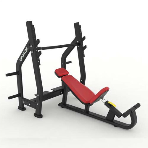 Olympic Incline Bench - Soft Foam Seat, Red Color | Adjustable, Commercial Grade for Weight Loss and Muscle Toning