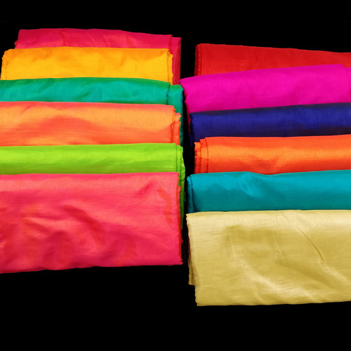 Sana Silk Fabric - Silk, 43-44 Inch Width, Available in Different Colors | Washable, Plain Texture, Suitable for Dresses, Sarees, and Kurtis