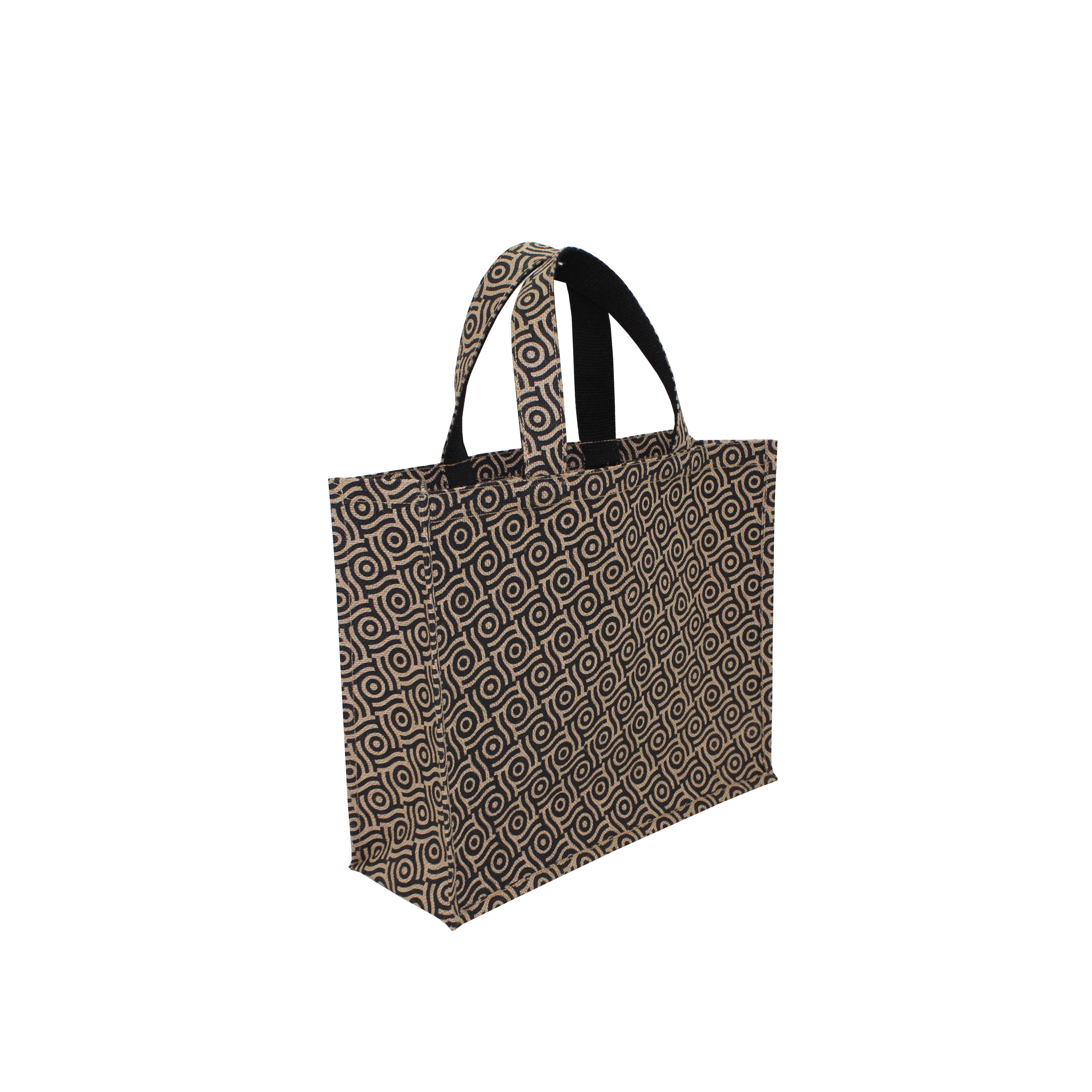 Customized Pp Laminated Jute Bag With Jute Handle