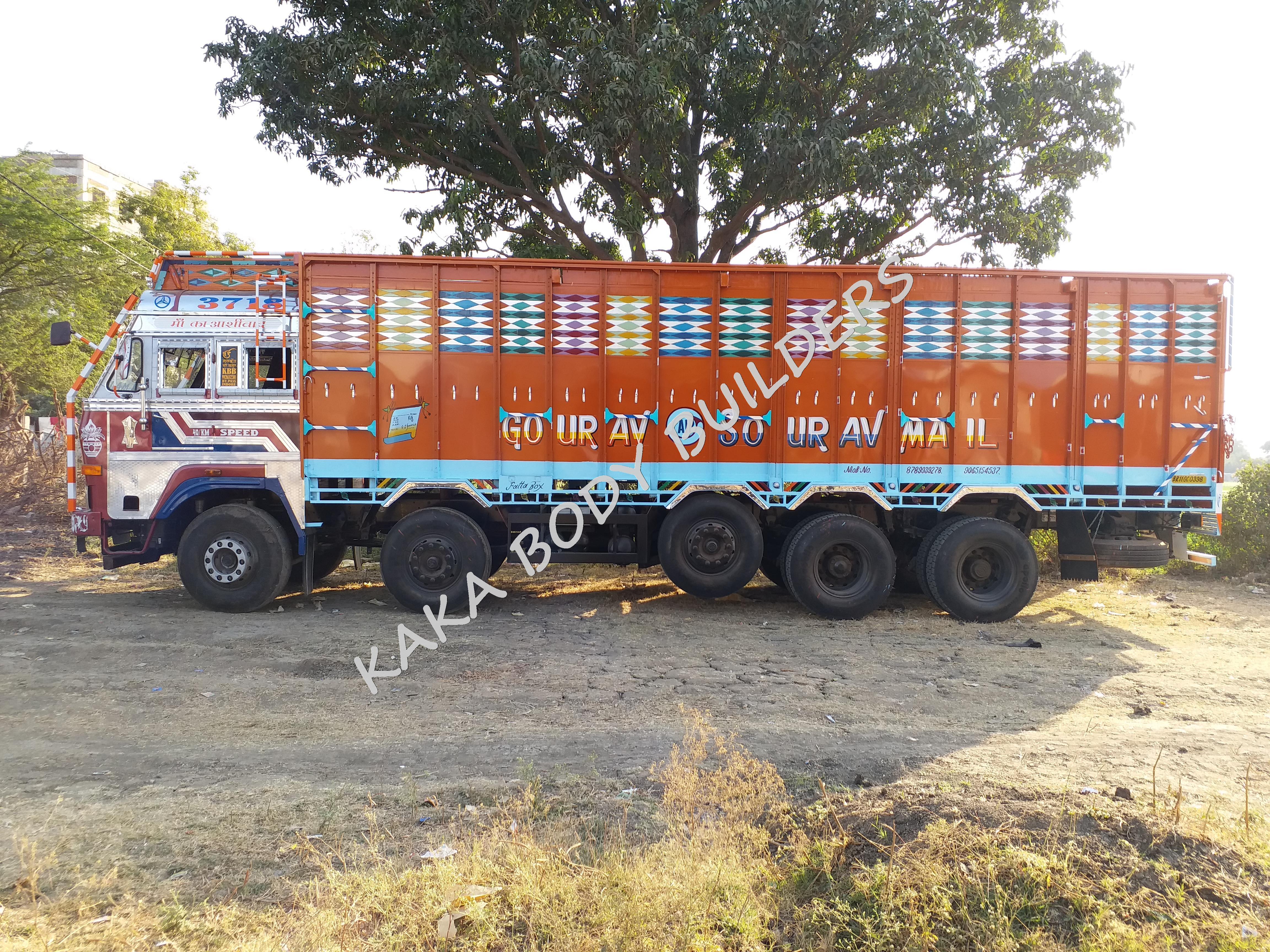 Truck Body - Iron, 28x7.4x7 Feet | 40,000kg Load Capacity, Diesel Fuel, Manual Transmission