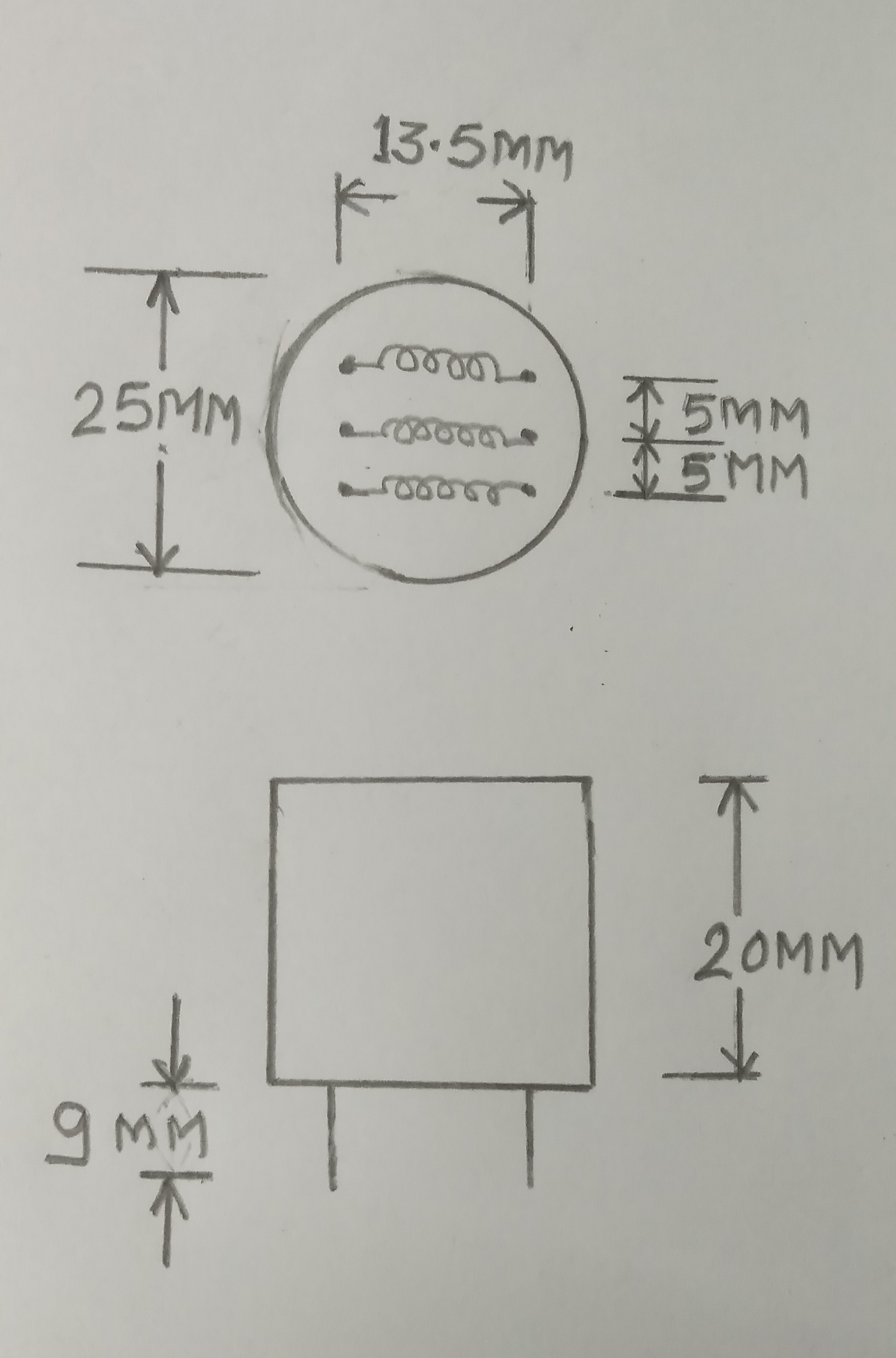 Pulse Transformer 4503/ Pulse 4503 Dimension(l*w*h): 25x25x20 Millimeter (Mm)