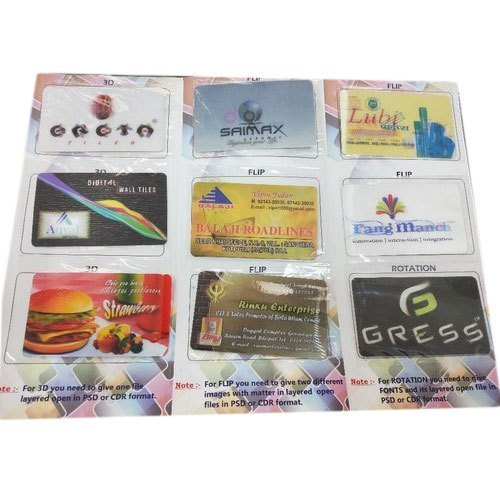 Any Colur 3d Visiting Card