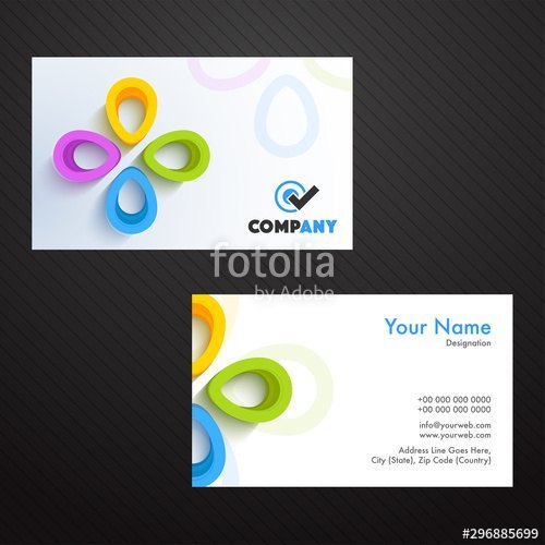 Any Colur 3d Visiting Card