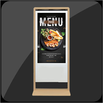 Double Sided Floor Standing