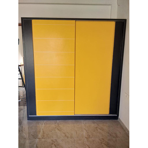 Pvc Wardrobe - 72" X 24" X 80" | Yellow, 4 Doors, 5 Shelves, 1-year Warranty, 100 Lbs