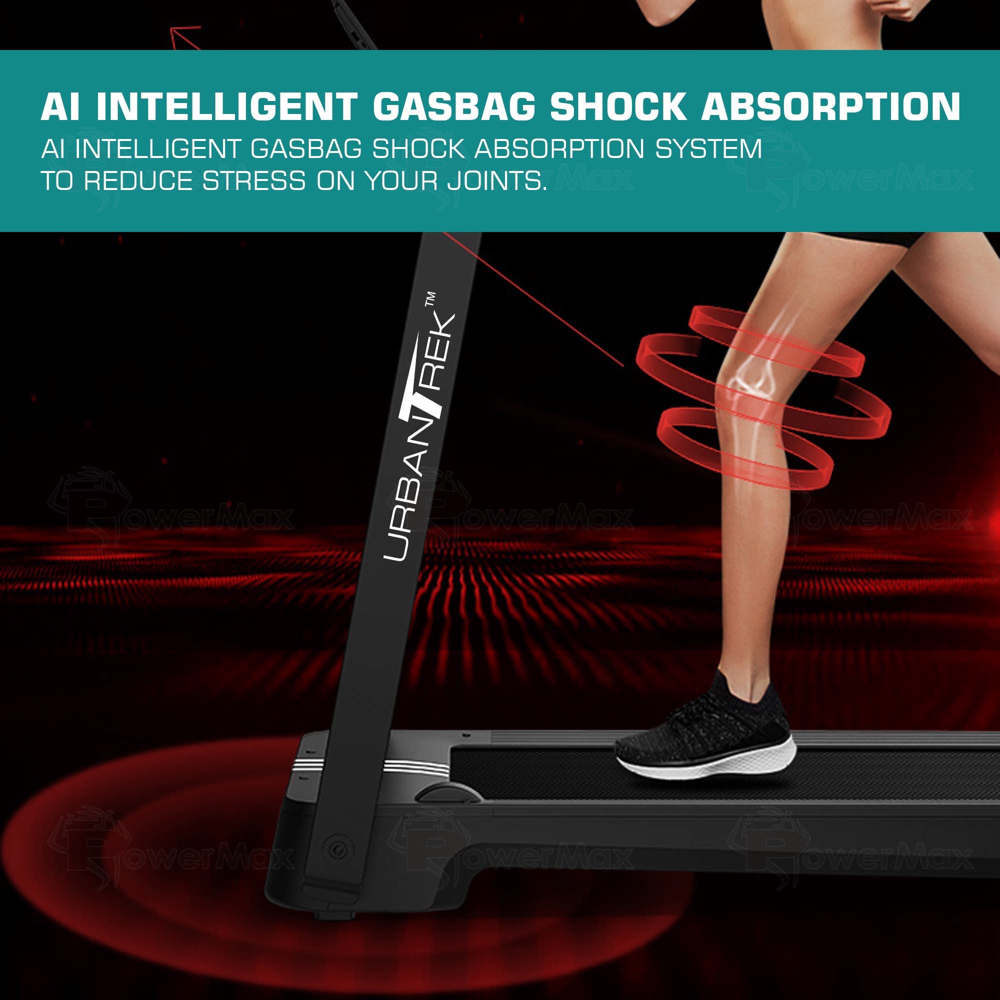 Urbantrek Td-m5 Installation Free Treadmill With Ai Intelligent Gasbag Shock Absorption Application: Cardio