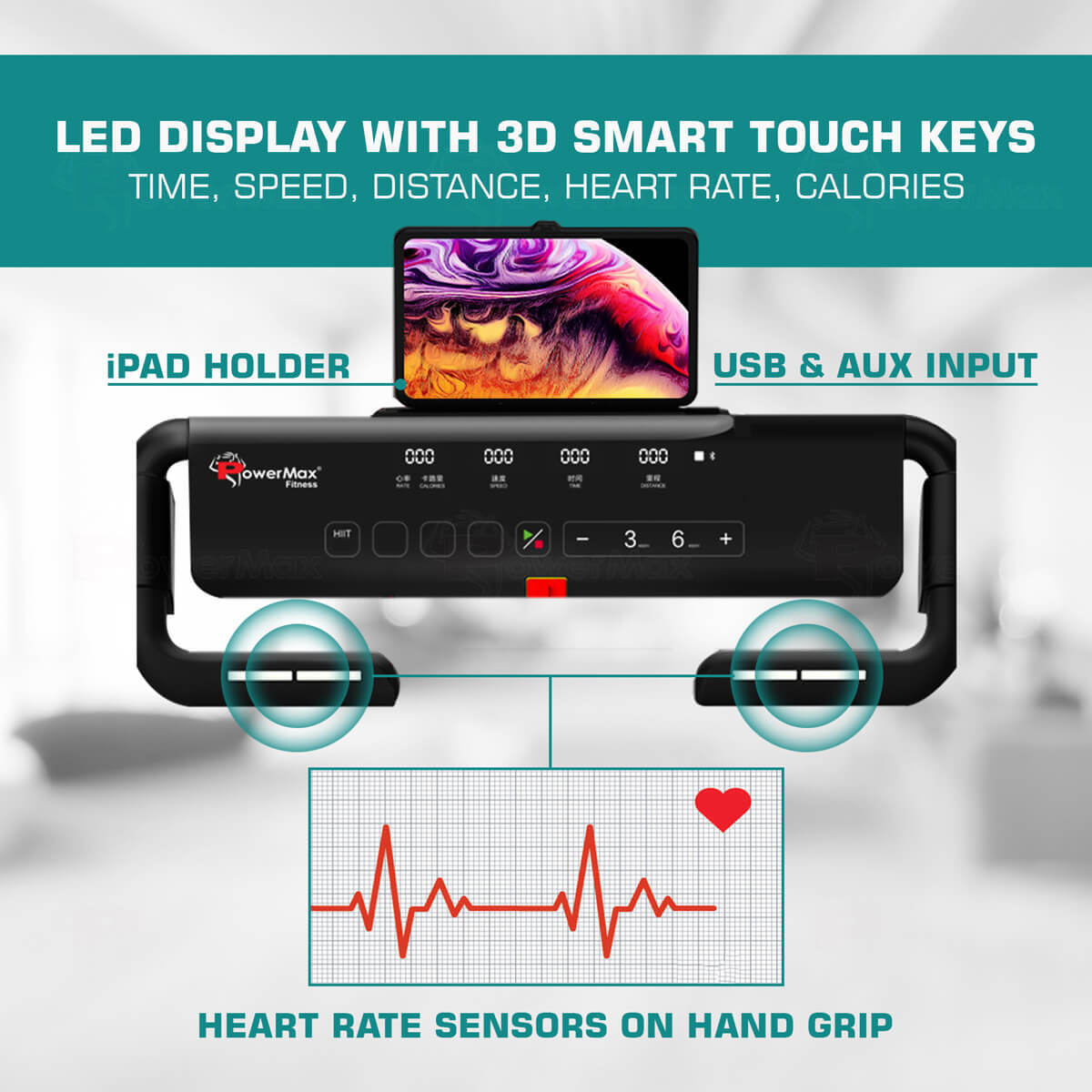 Urbantrek Td-m5 Installation Free Treadmill With Ai Intelligent Gasbag Shock Absorption Application: Cardio