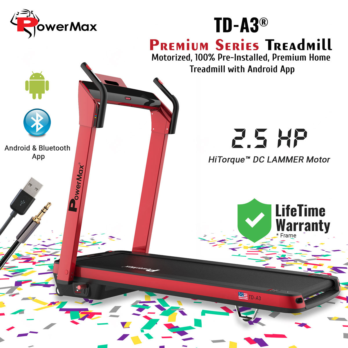 Urbantrek Td-a3 Premium Series Treadmill Application: Cardio