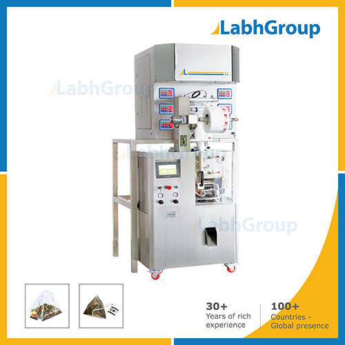 चाय के लिए स्वचालित नायलॉन बैग पाउच पैकिंग मशीन