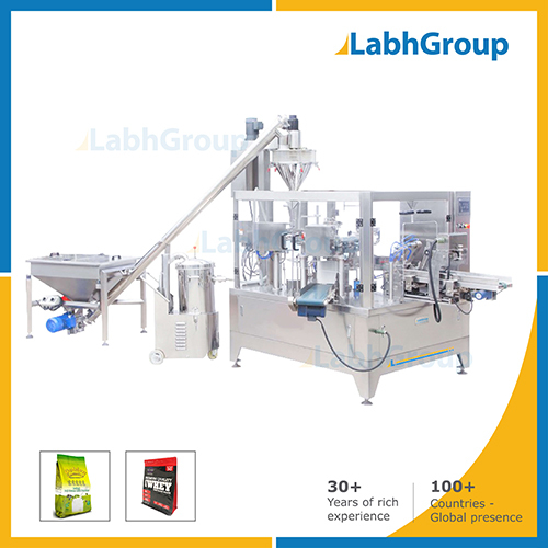 Automatic Milk Nutrition Powder Pick Fill Seal Pouch Packing Machine