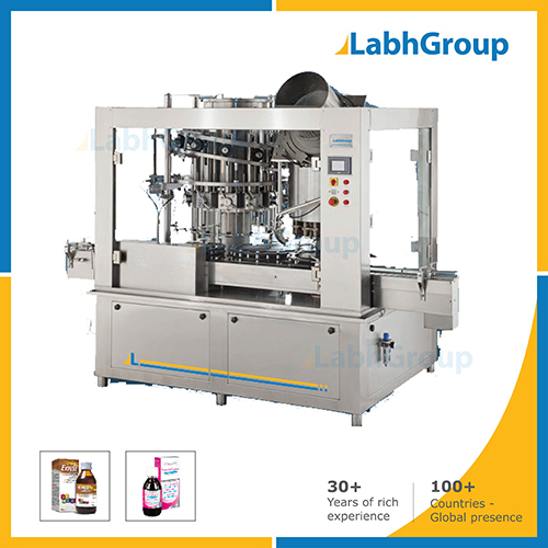Automatic Vacuum Liquid Bottle Filling Capping Packing Machine