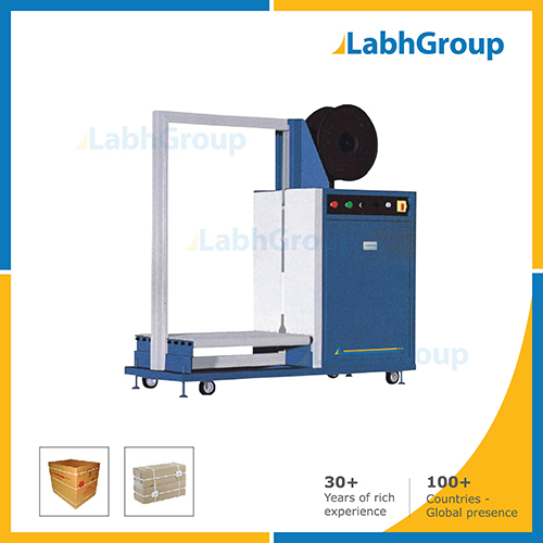 Automatic Box Strapping Machine - Stainless Steel, 1750 x 650 x 1790 mm | High Efficiency, Durable Design, Extended Warranty, PLC Control