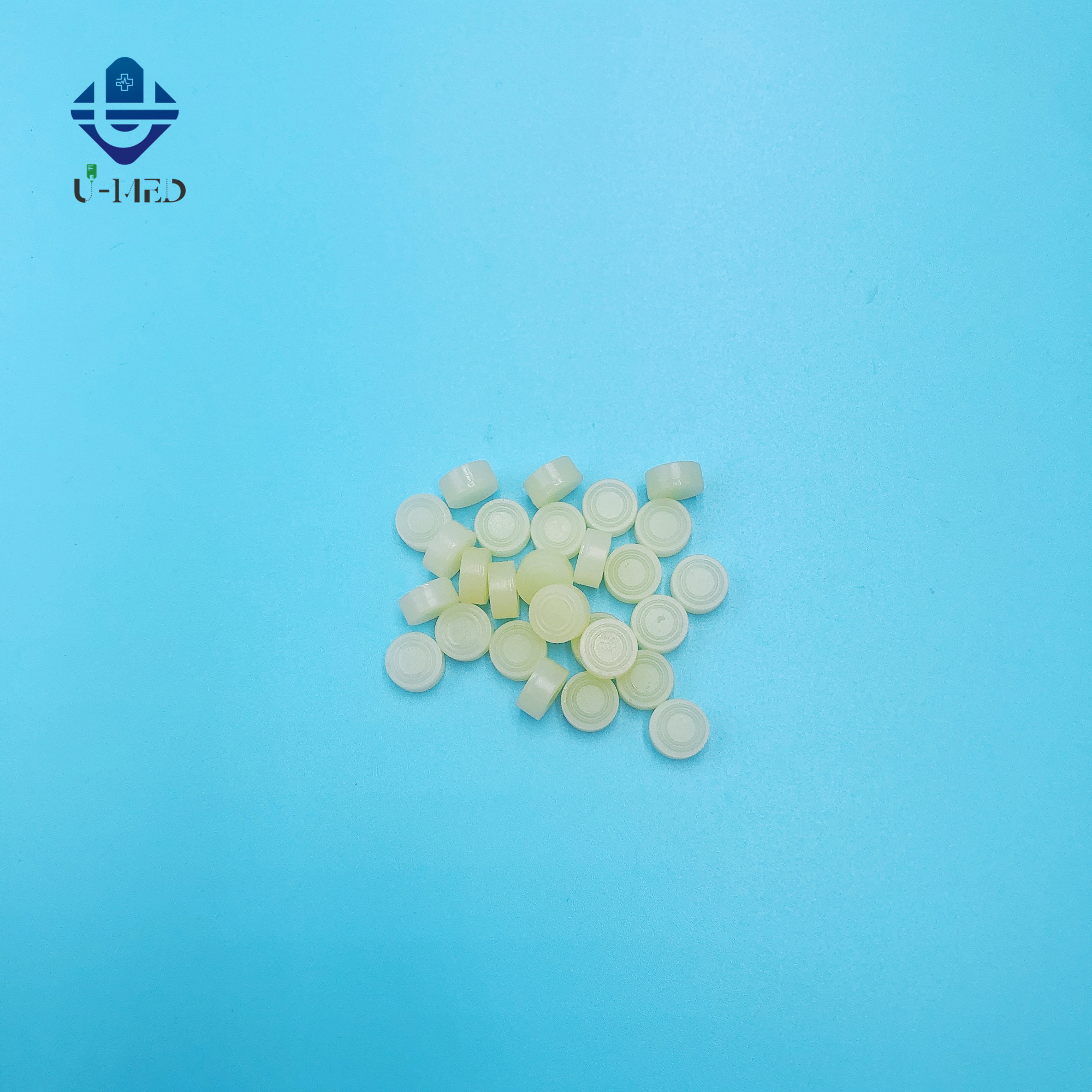 High Cost Performance Anti Vibration Medical Rubber Pad For Iv Set Color Code: White/yellow