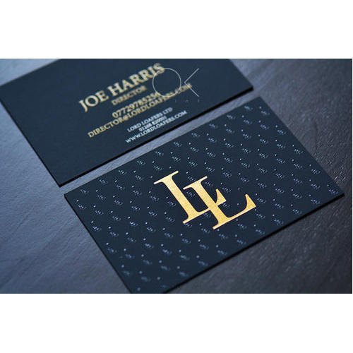 Any Colur Gold Foil Visiting Card