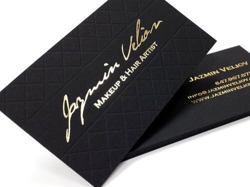 Any Colur Gold Foil Visiting Card