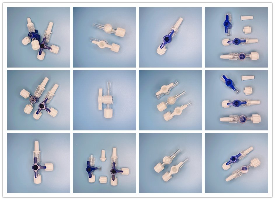 Medical Consumables Medilipid Free Pc Material Three Way Stopcocks Luer Type With Extension Tube