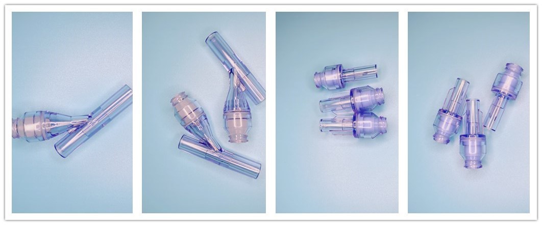 Inflation Device Iv Set Infusion Set Y Type Needle Free Needless Connector For Oxygen Concentrator
