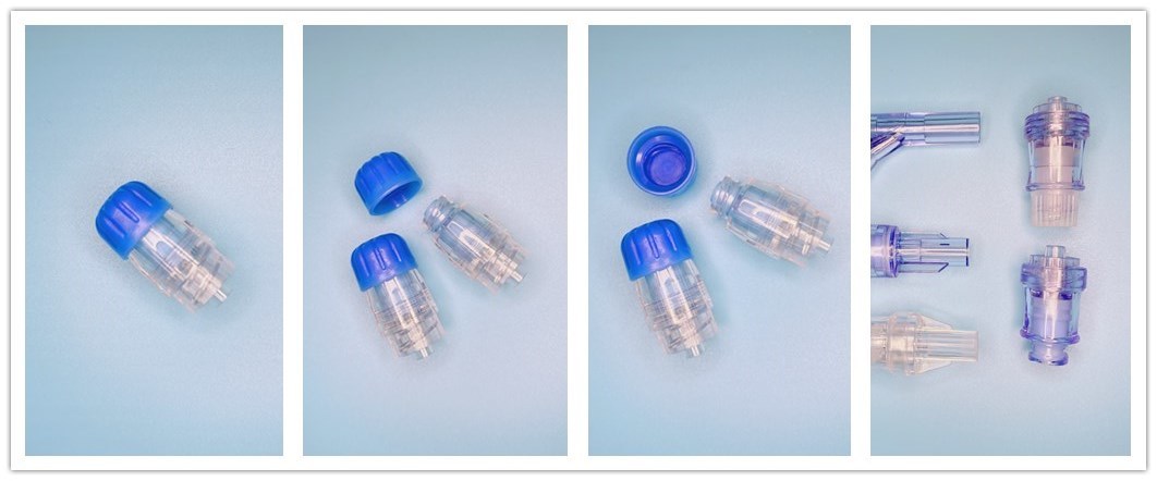 Inflation Device Iv Set Infusion Set Y Type Needle Free Needless Connector For Oxygen Concentrator