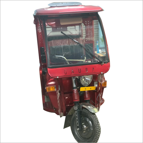 Passenger Red E-rickshaw Size: Standard