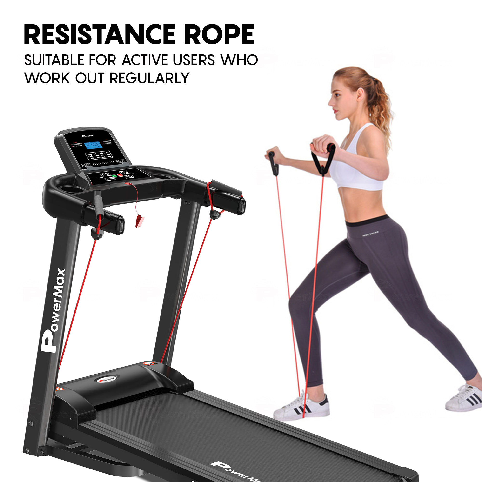 Tdm-99 Multi-function Treadmill With Twister And Resistance Ropes Application: Cardio