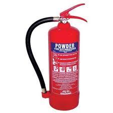 Pale Yellow Abc Fire Extinguisher