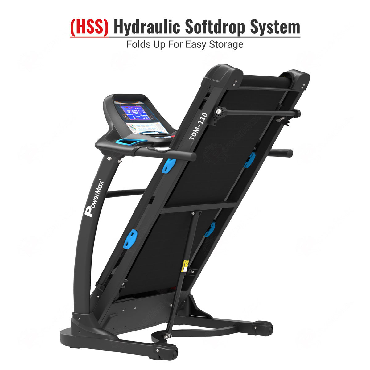 Tdm-110 Motorized Treadmill With 18.2cm Vivid Color Display Application: Cardio