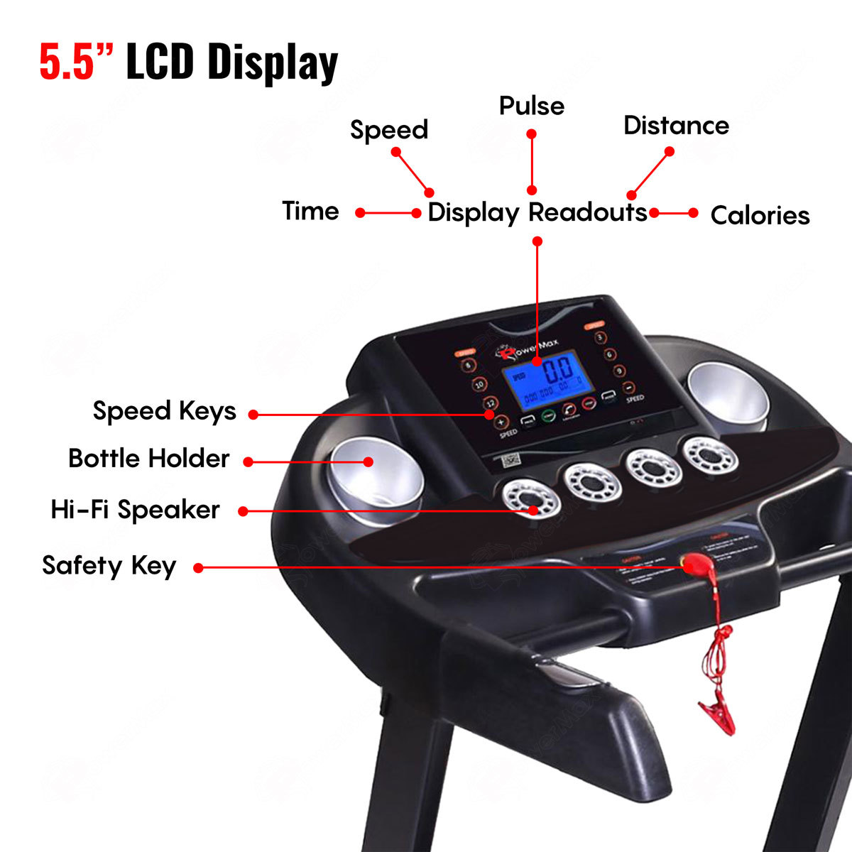 Tdm-125 Semi-auto Lubricating Treadmill With Android & Ios App Application: Cardio